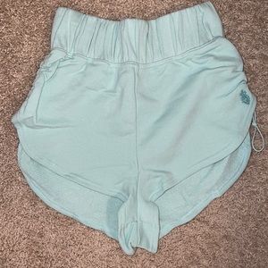 NWT Free People Light Mint Green Cozy Lounge Shorts